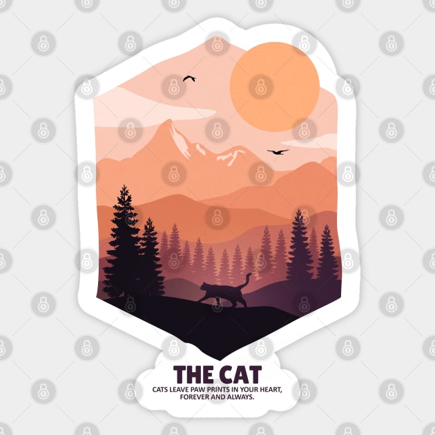 cat lover Sticker by ris_kiefendi